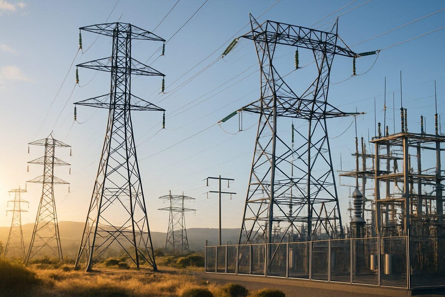 Advanced transmission lines and smart grid technology in California