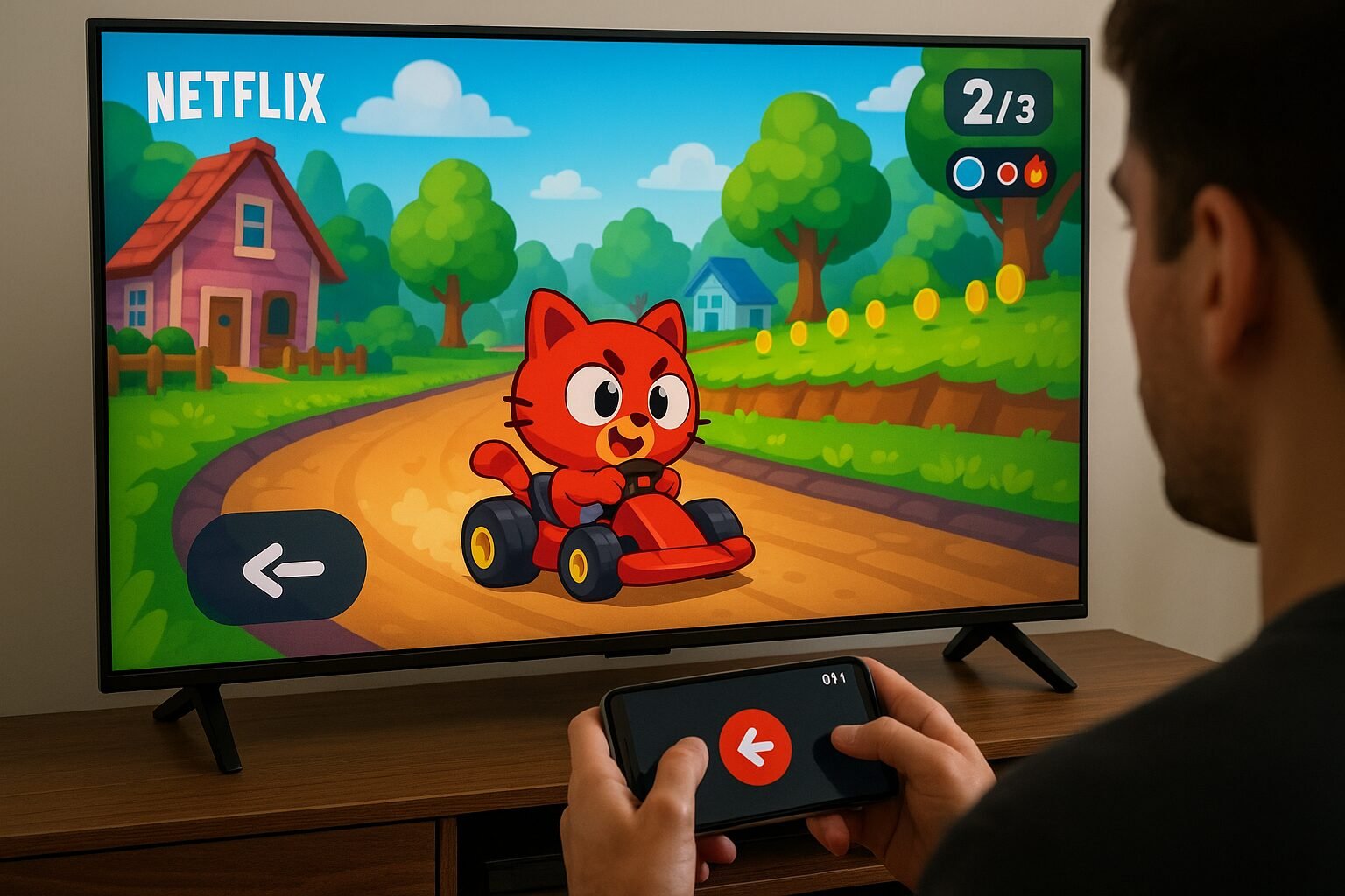 Netflix Turns TVs into Consoles with Its New Gaming Feature