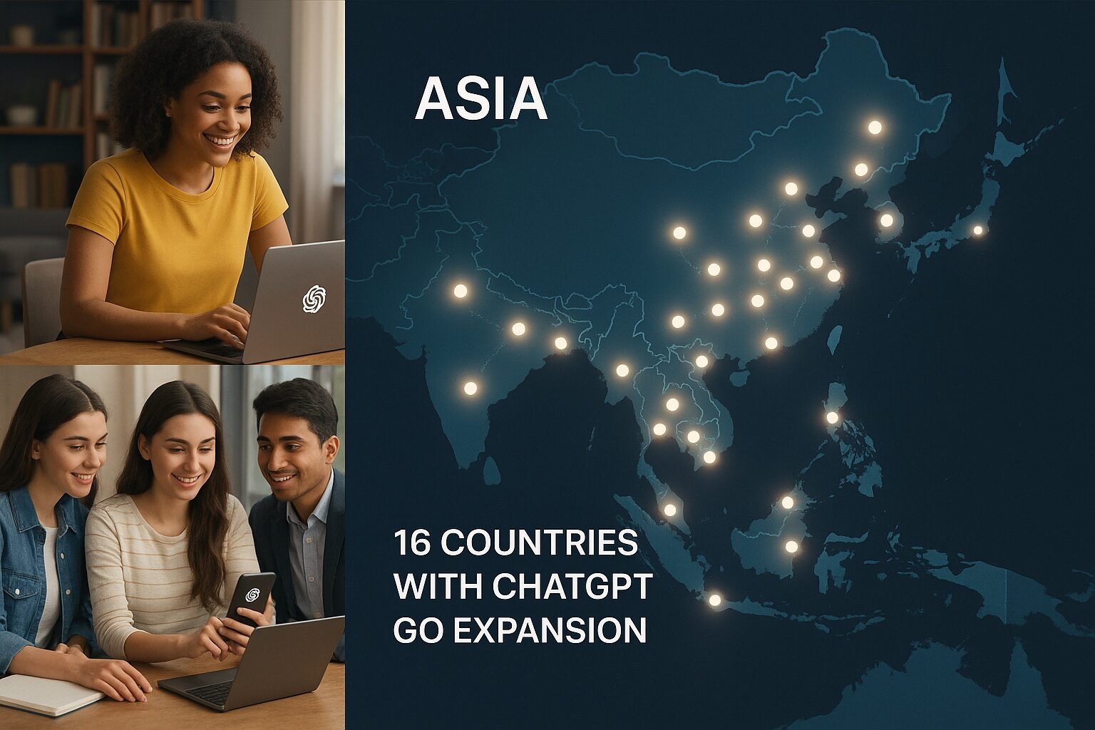 OpenAI Expands Affordable ChatGPT Go Plan Across 16 Asian Markets