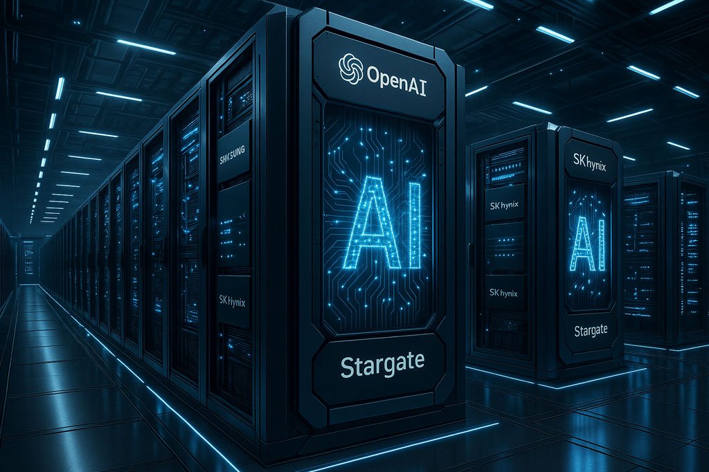 OpenAI Partners with Samsung and SK Hynix to Supply Memory Chips for Stargate