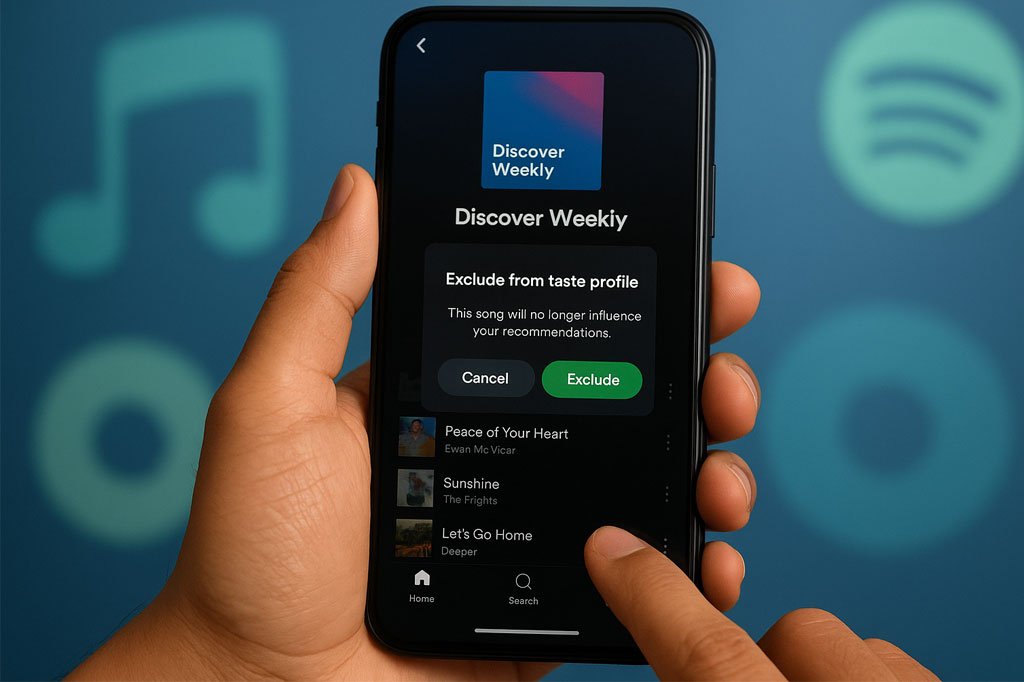 Spotify Lets Users Refine Recommendations by Excluding Certain Songs