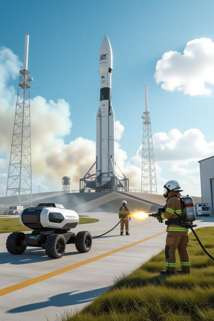 Starbase Takes Fire Safety into Its Own Hands: SpaceX Leads Self-Managed Firefighting Efforts
