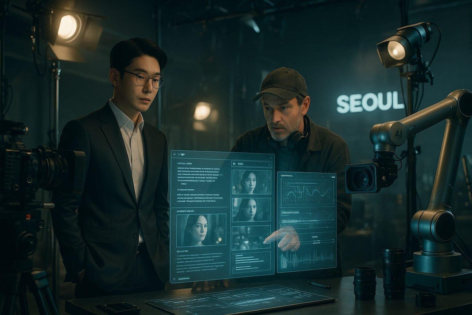 Grandson of LG founder collaborating with a global production firm on AI-powered filmmaking project.