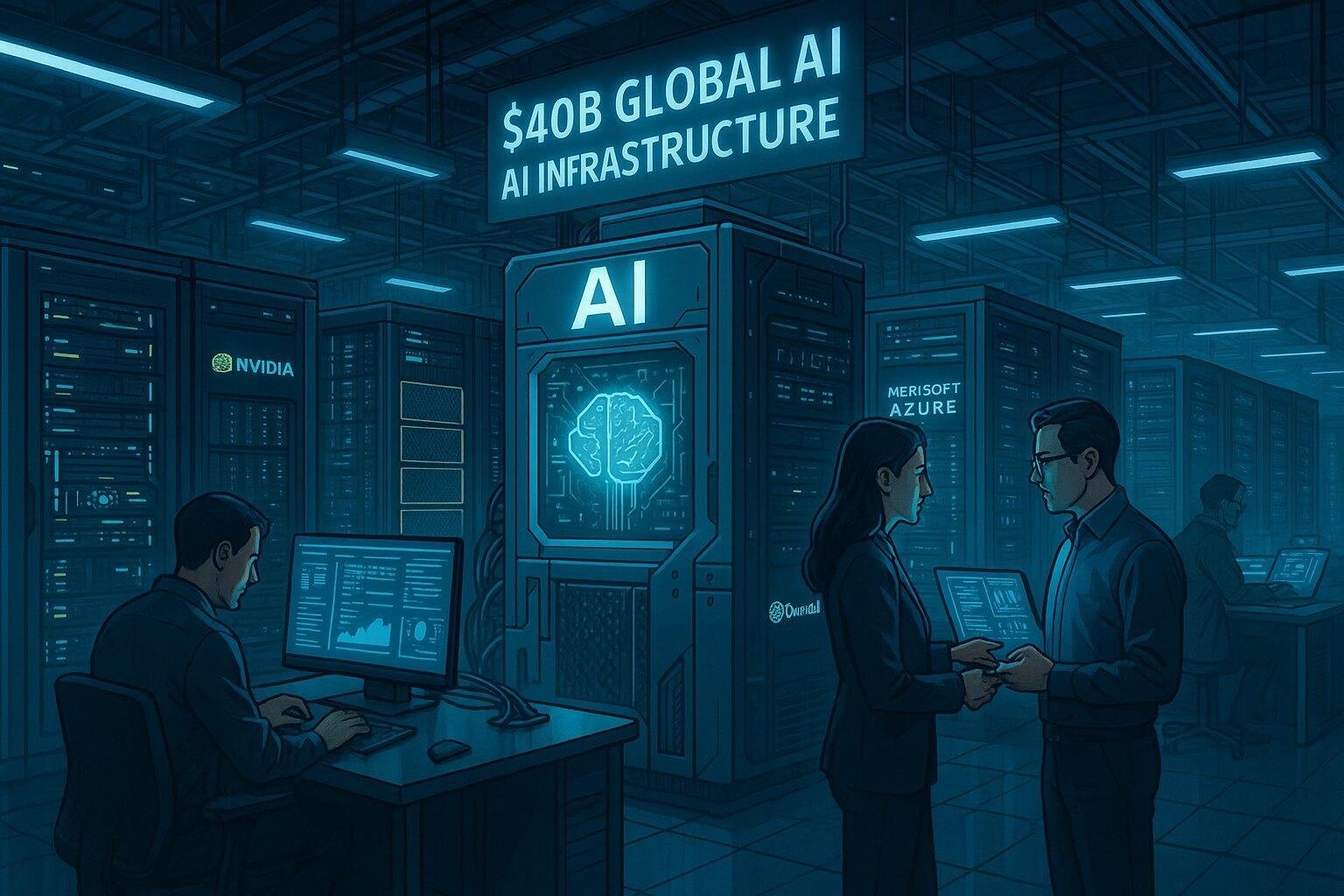 $40 Billion AI-Ready Data Centers by BlackRock, Nvidia, Microsoft & OpenAI