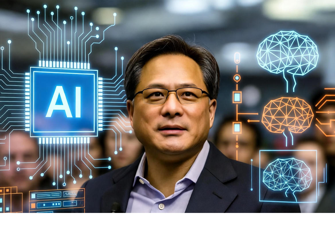 Nvidia CEO Rejects AI Bubble Claims