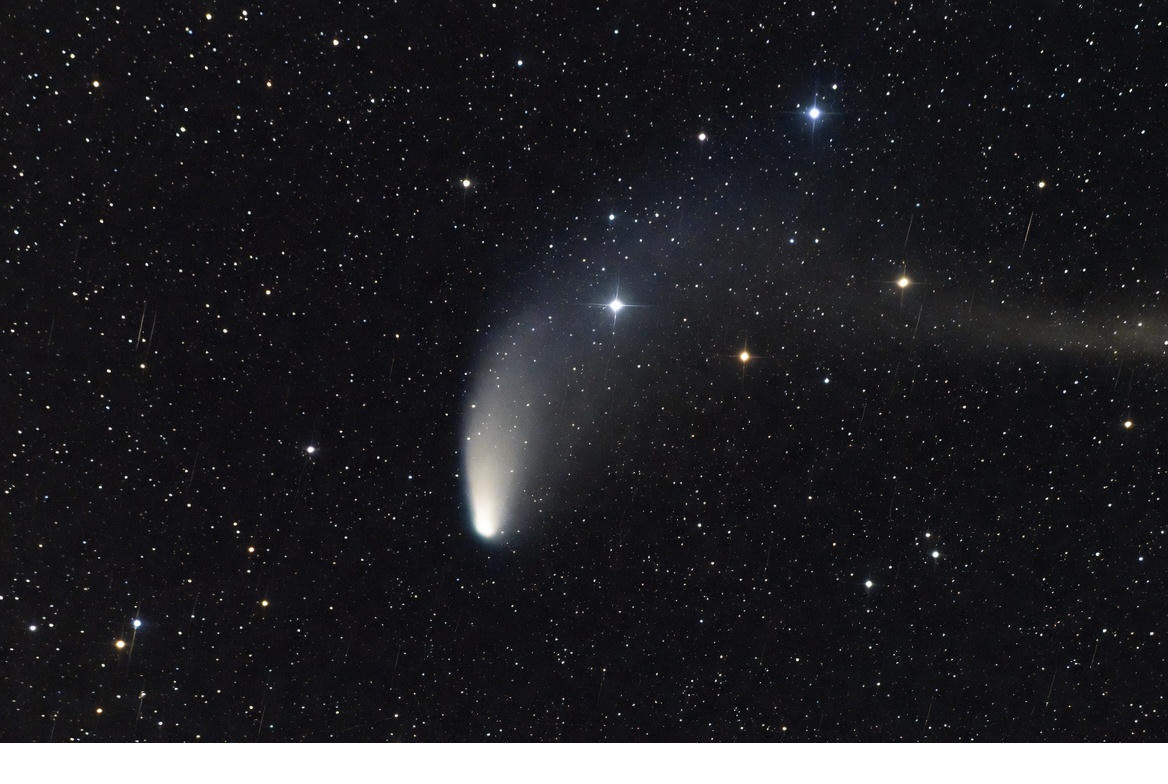 First Radio Signal from an Interstellar Comet