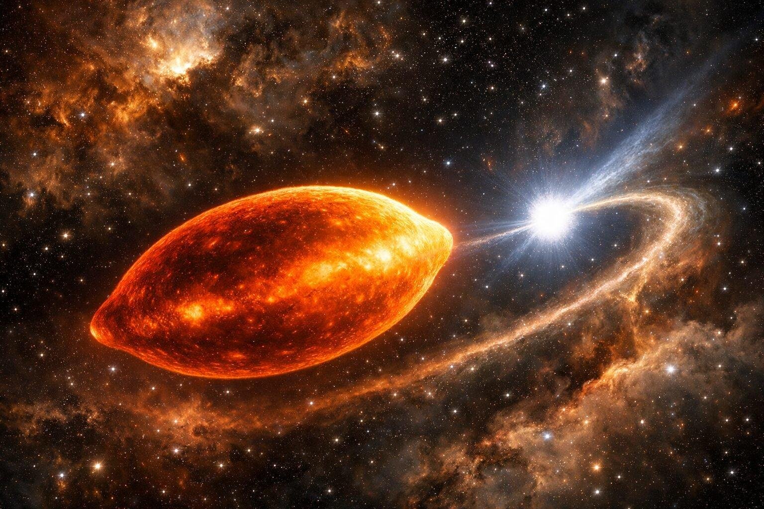 JWST Reveals a Lemon-Shaped Exoplanet