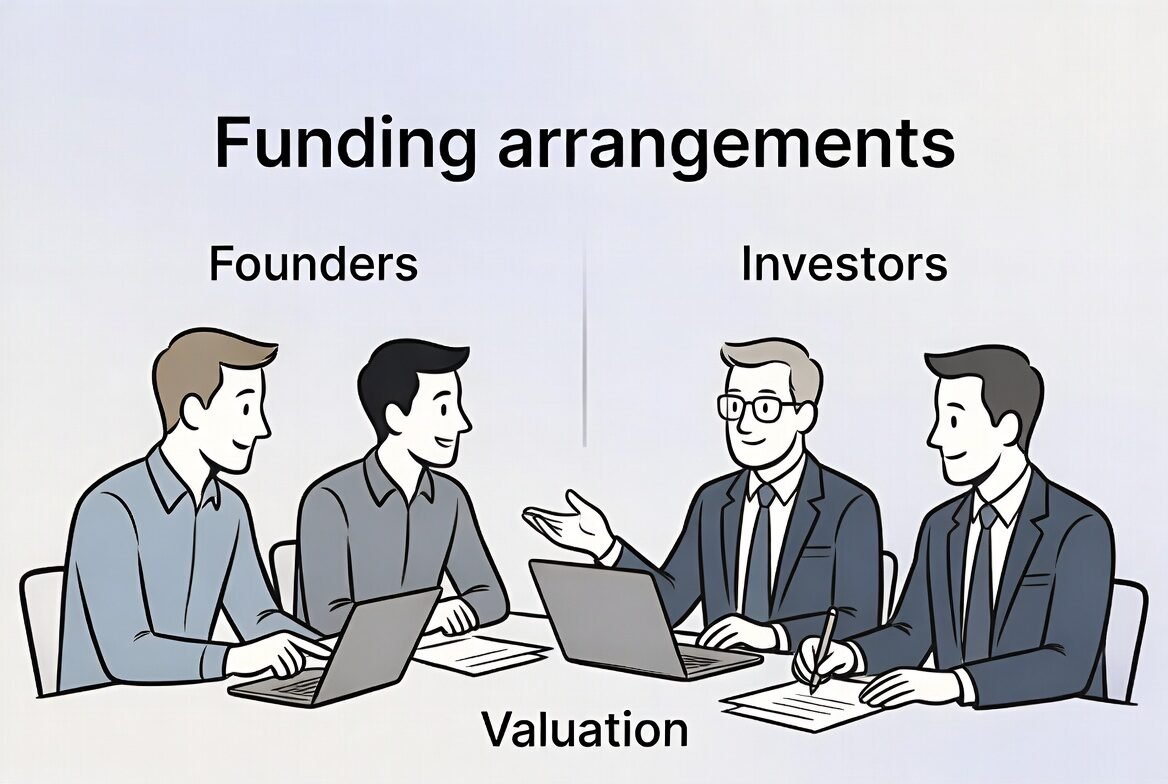 Startup founders and investors deferring valuation discussion