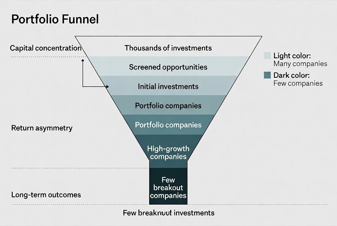 Venture capital portfolio focusing on fewer high-impact investments
