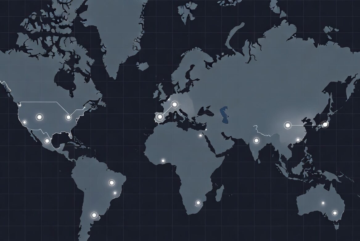 Multinational company consolidating global operations for efficiency