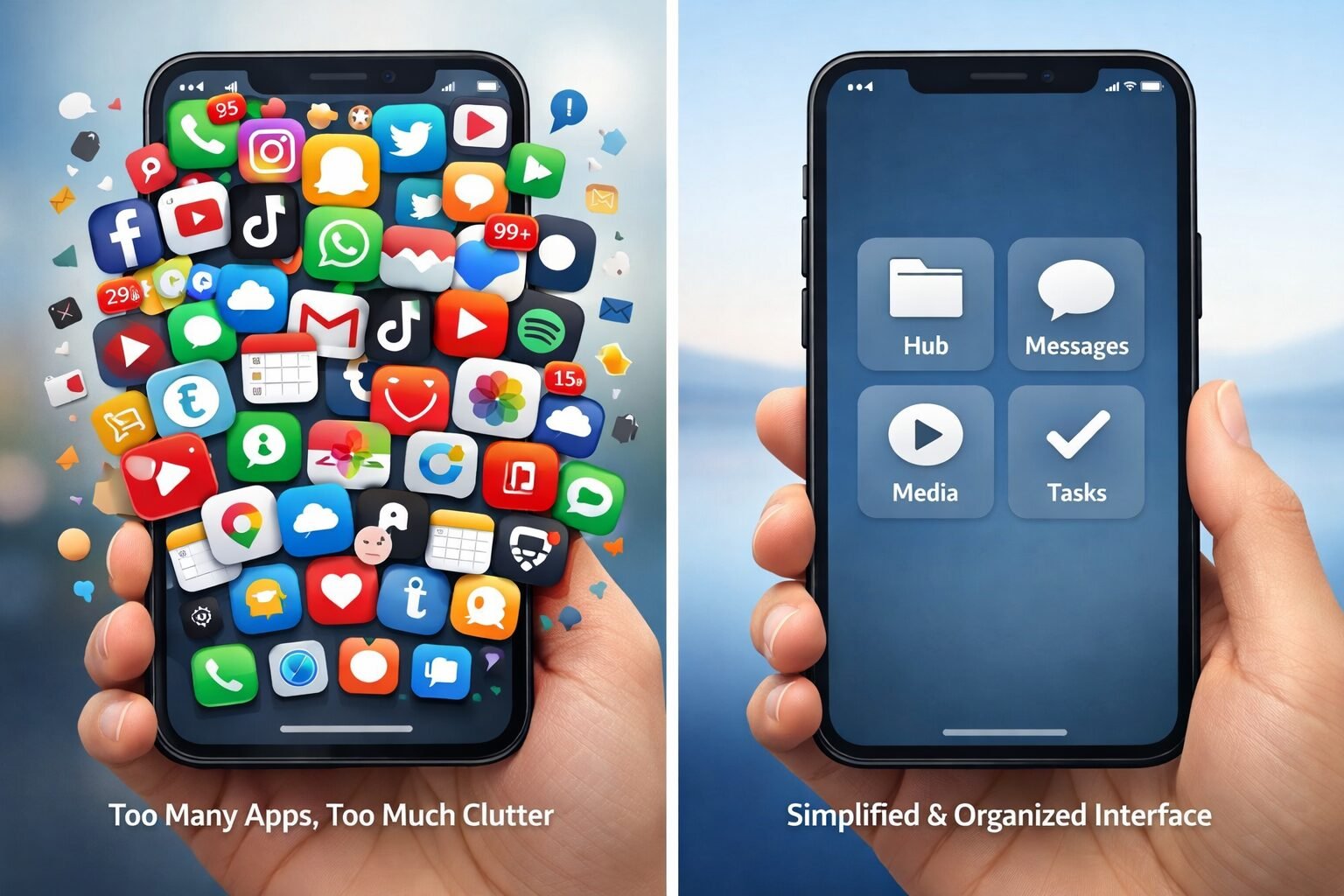 Users overwhelmed by too many mobile apps