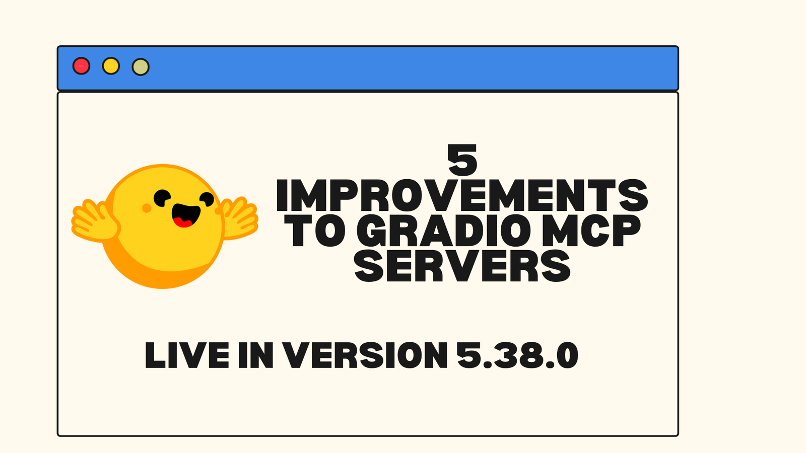 Gradio MCP server improvements for building interactive AI demos and voice agents
