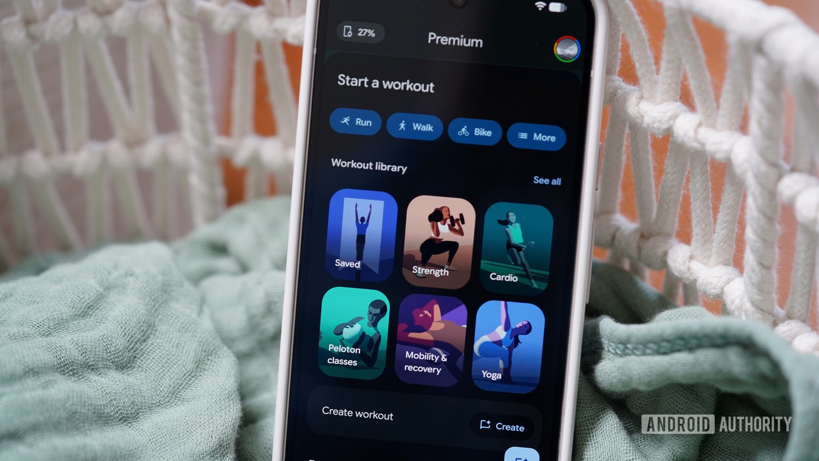 Google Health 5.02 update interface on an Android device showing nap tracking features and data control options.