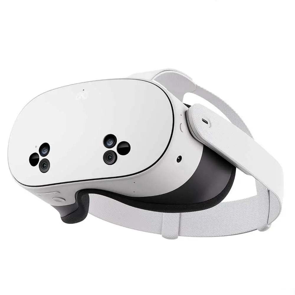 Meta Quest 3S VR headset on display with a Prime Day sale banner.