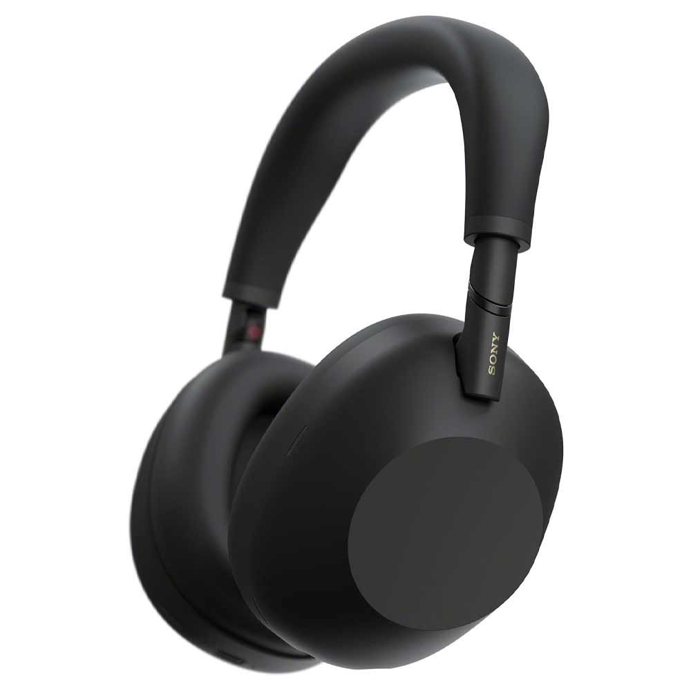 Sony WH-1000XM6 headphones in black, showcasing their premium design.