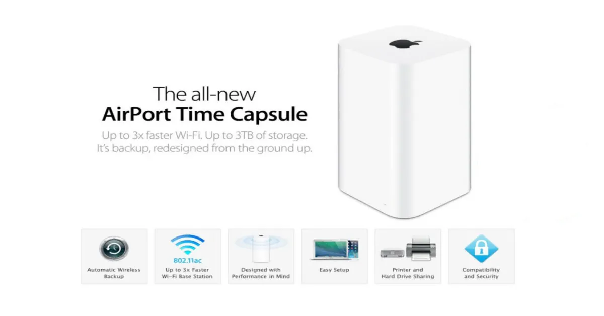 Apple Time Capsule network-attached storage device