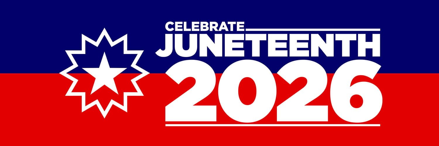 People gathered for a Juneteenth celebration at the New York Public Library in 2026.