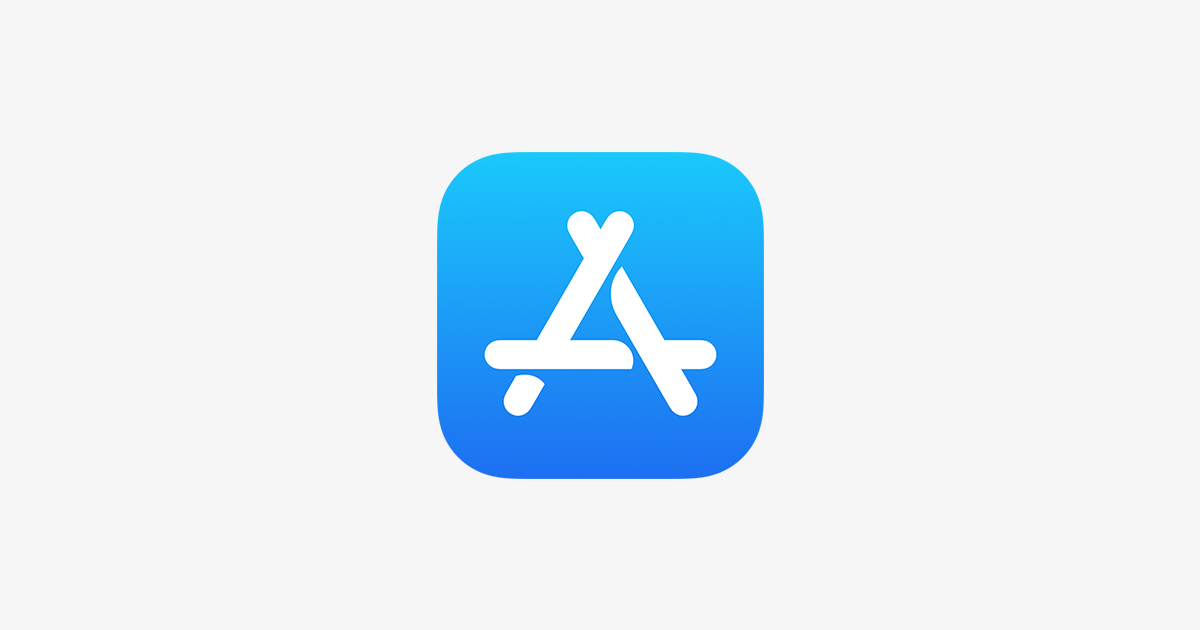 Apple App Store logo with a Vietnamese flag overlay