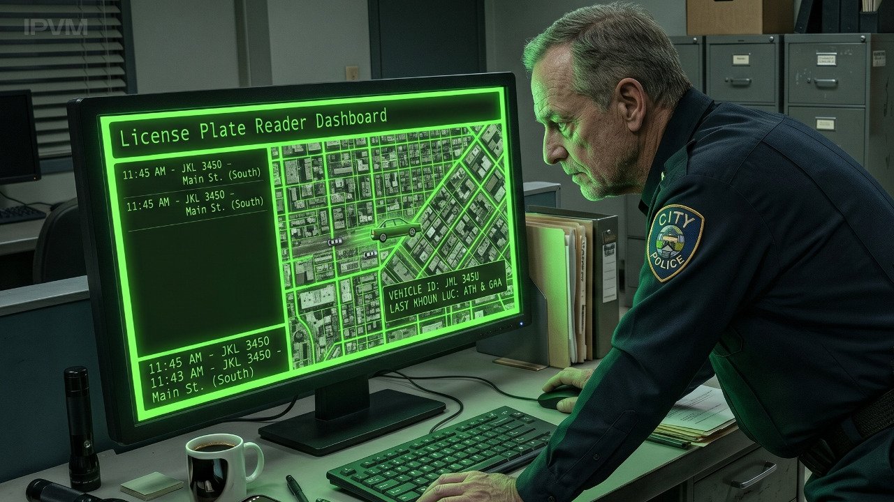 Flock camera system used by police for surveillance and stalking.