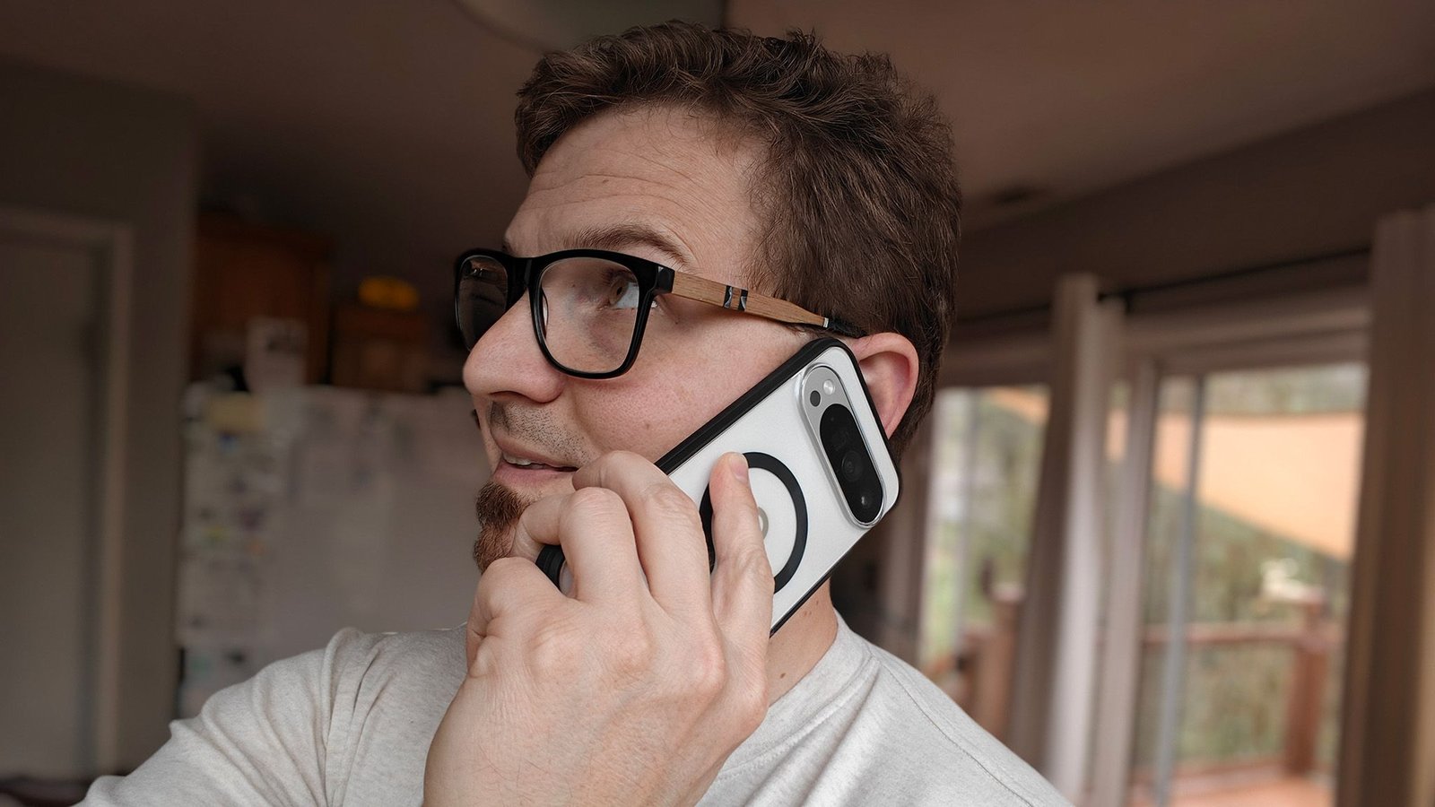 Former CIA officer explaining government listening through phone concerns.