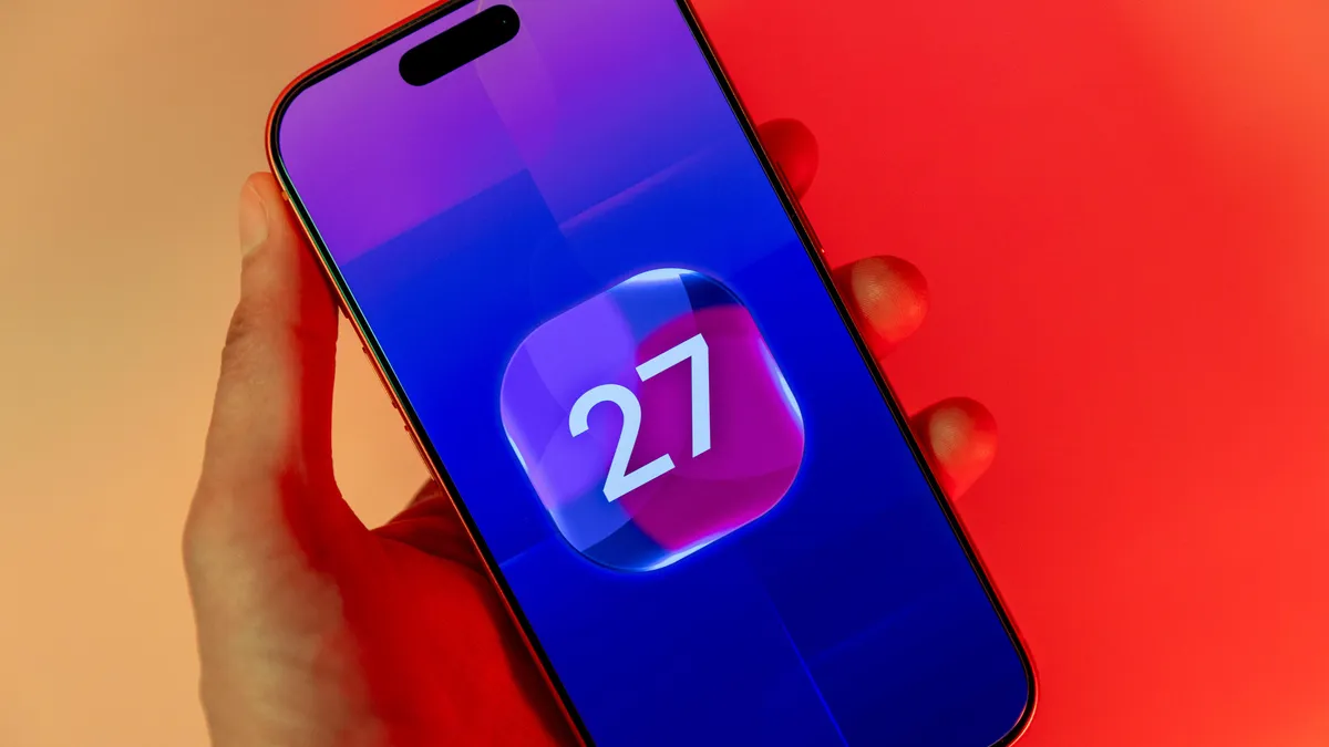Screenshot of a hidden iOS 27 feature being used on an iPhone.