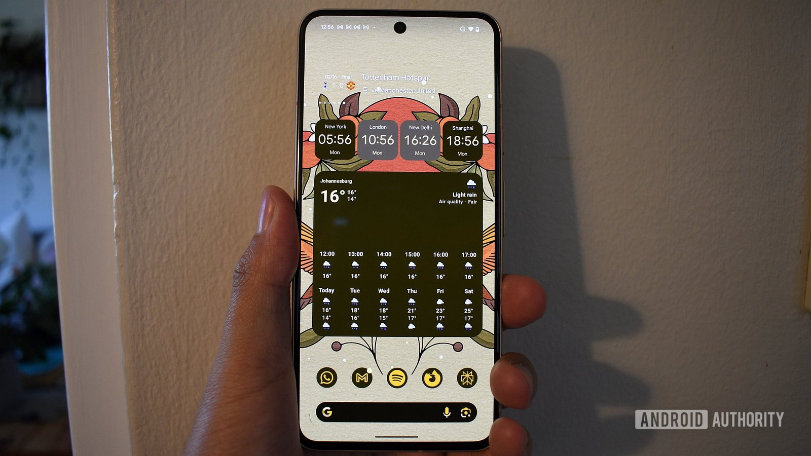 Infographic showing results of a survey on the most essential Android widget, highlighting the top-ranked widget.
