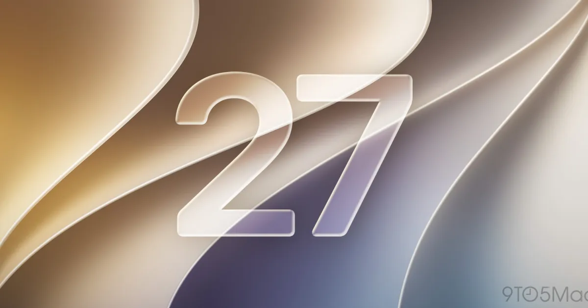 Apple iOS 27 beta 2 update notification on an iPhone screen