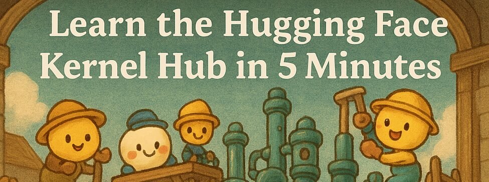 Hugging Face Kernel Hub interface showing different machine learning models and datasets