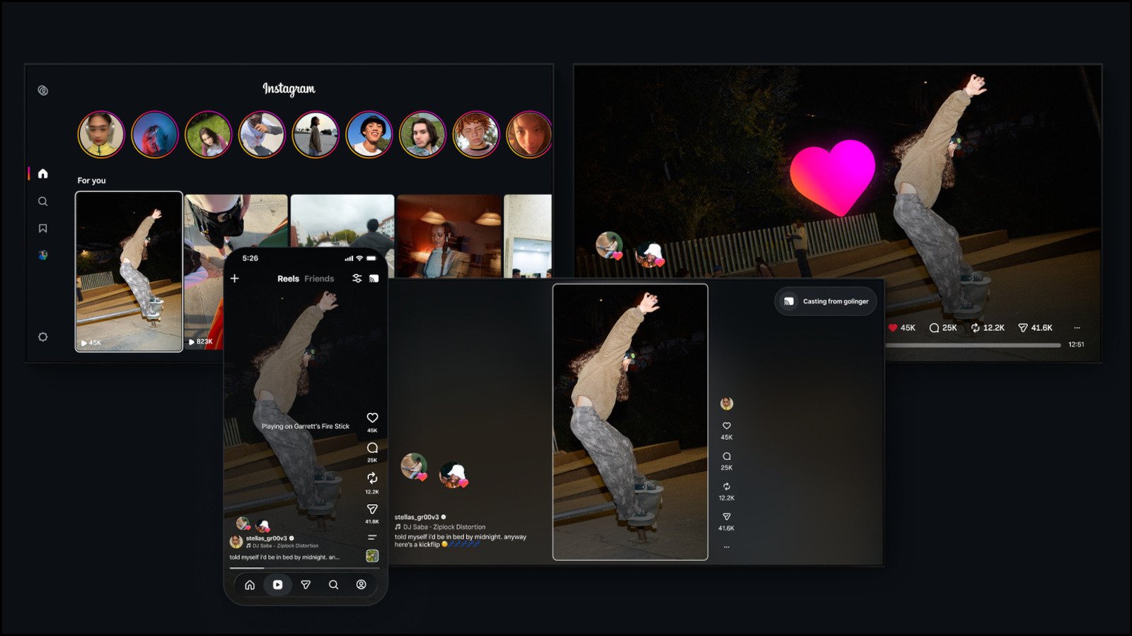 Instagram for TV Now Available on Samsung TVs in the US