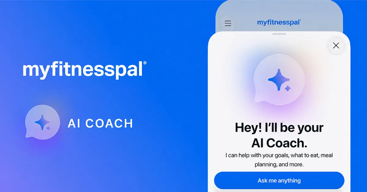 MyFitnessPal AI Coach providing personalized nutrition advice on a smartphone screen.