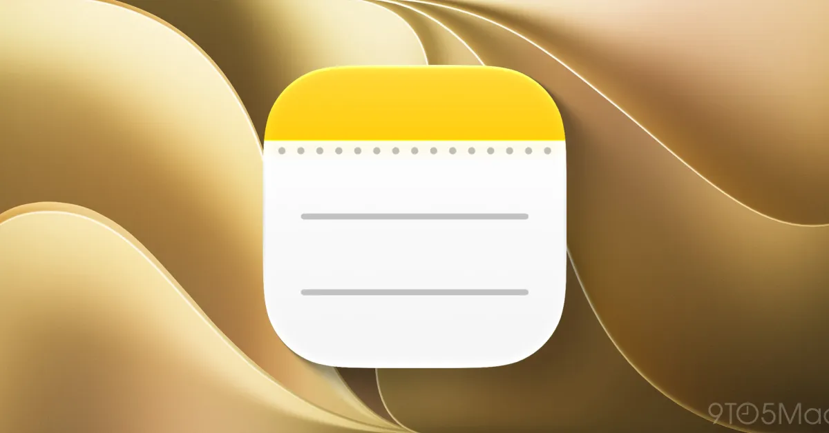 Screenshot of Apple Notes app in iOS 27 showing a long note with section links for easy navigation.