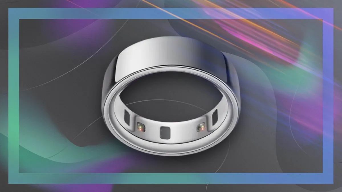 Oura Ring 4 on a finger, highlighting its discreet design for sleep tracking during Prime Day.