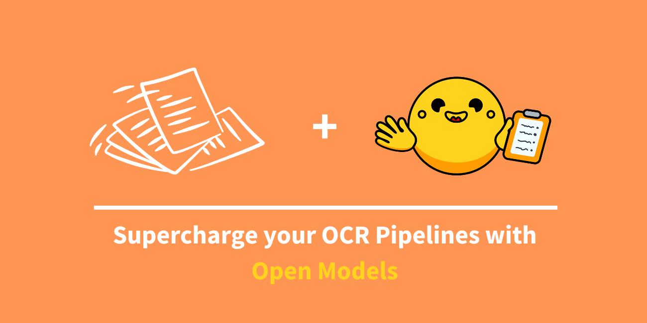 Diagram illustrating an OCR pipeline utilizing open OCR models for enhanced document processing.