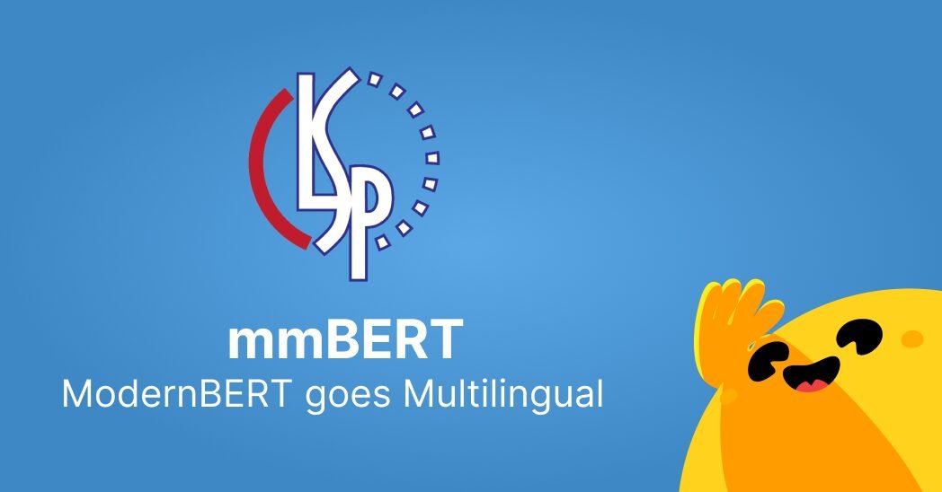 Hugging Face mmBERT multilingual encoder processing text in multiple languages