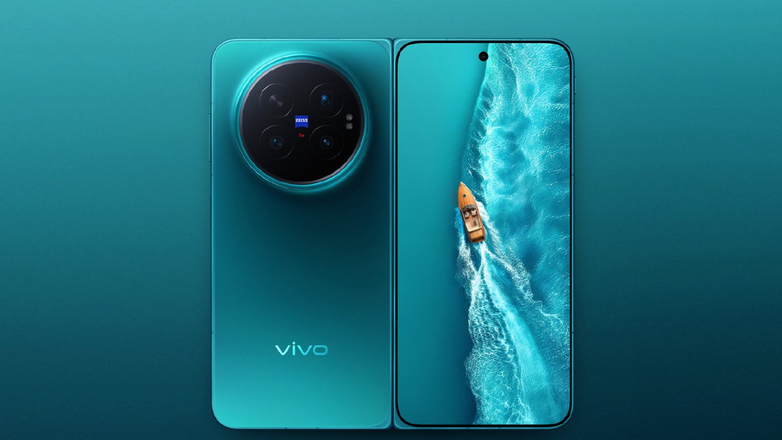 Vivo X Fold 6 foldable phone with large external lens and 7000mAh battery
